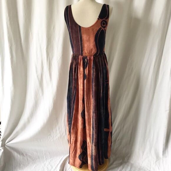 Priscilla international button front maxi dress S - Picture 6 of 8